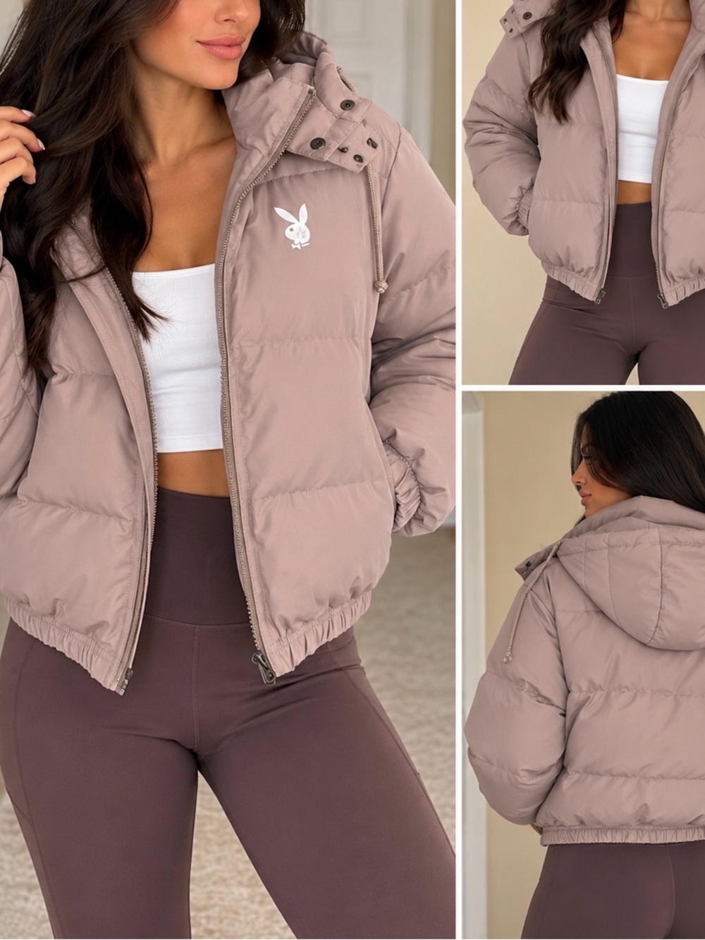Playboy Pacsun Y2K Puffer jacket size SX/S